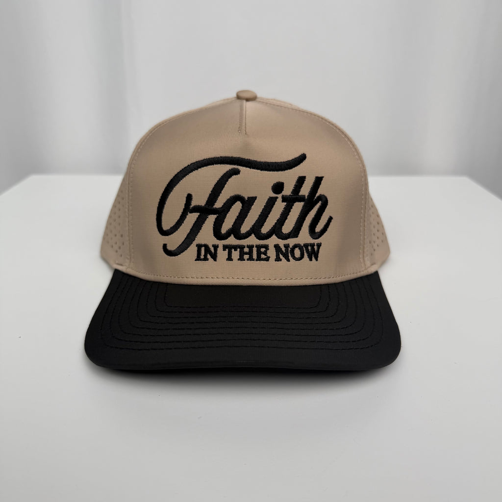 Faith in the Now Hat - Khaki/Black