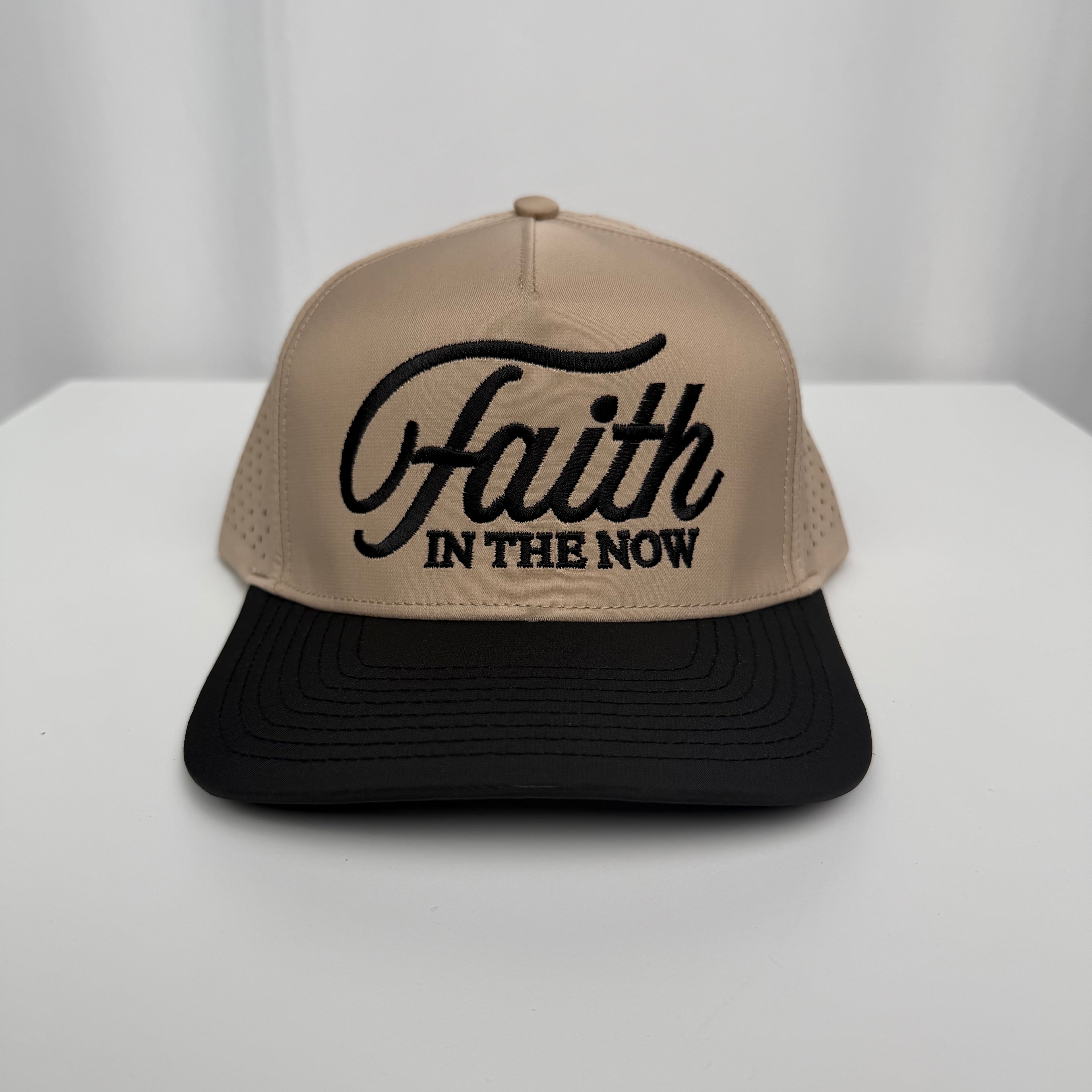 Faith in the Now Hat - Khaki/Black