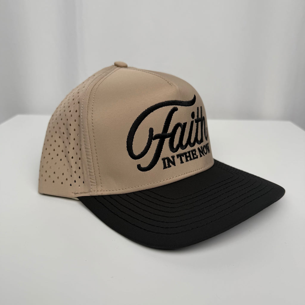 Faith in the Now Hat - Khaki/Black
