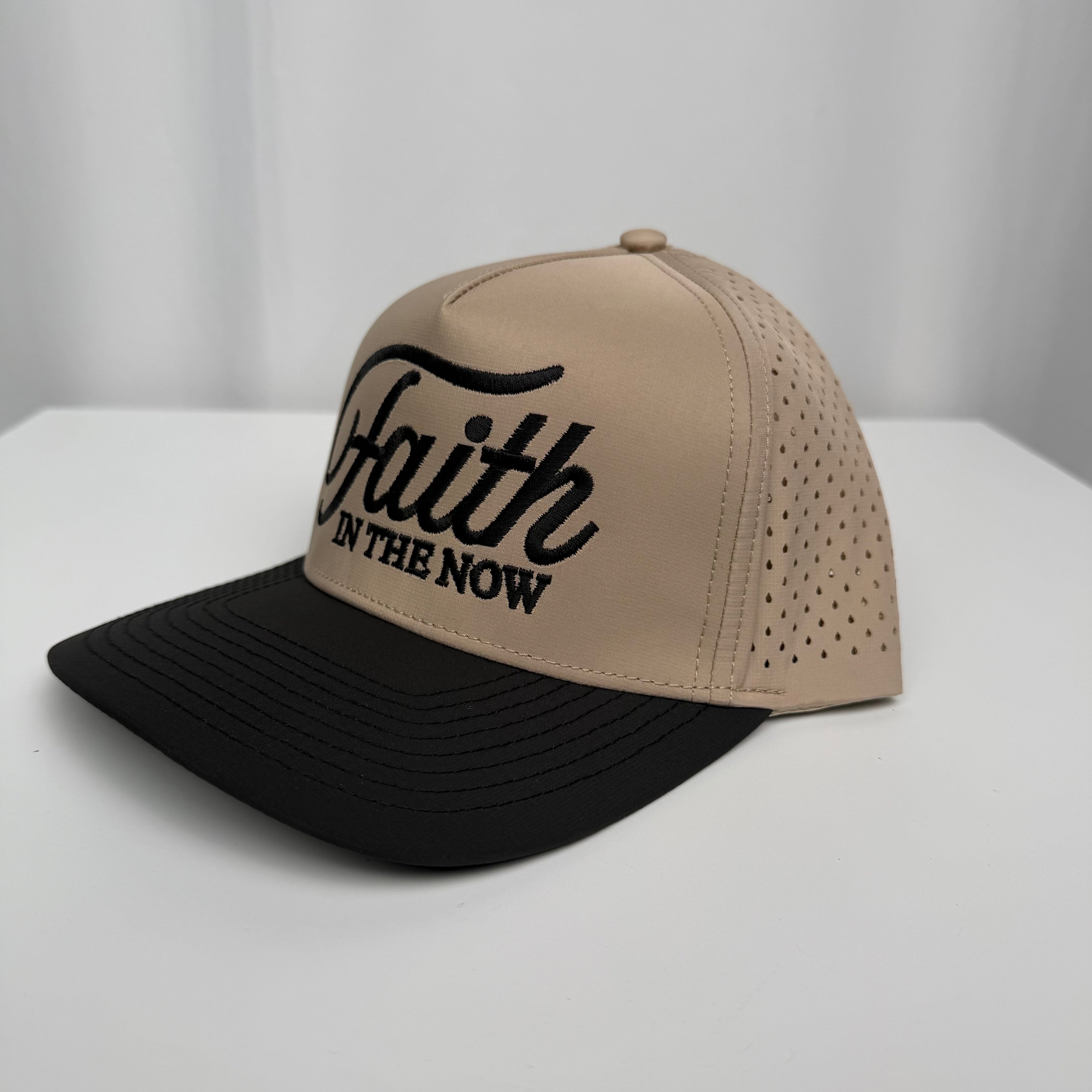 Faith in the Now Hat - Khaki/Black